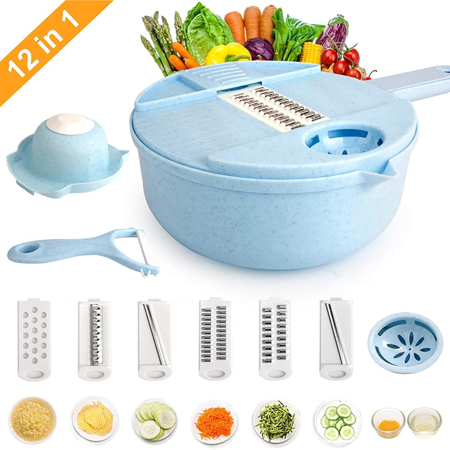 PICADOR MULTIFUNCIONAL DE VERDURAS 1.8L