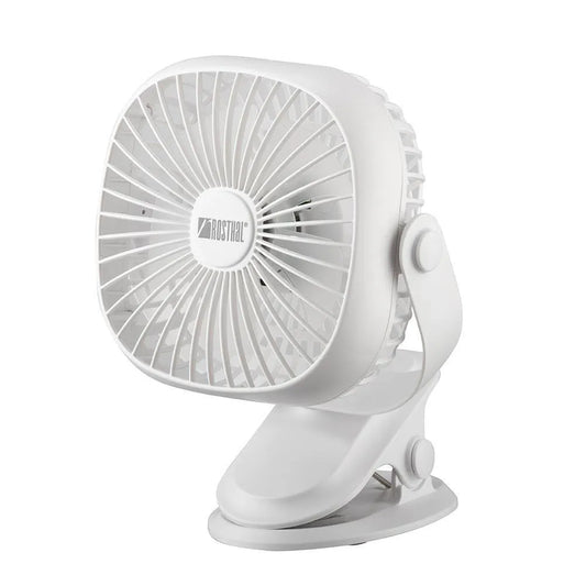 Ventilador de Escritorio Portátil Recargable Usb con Luz