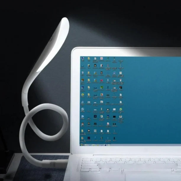 LUZ LED DE LECTURA USB FLEXIBLE PORTATIL.