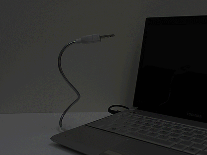 LUZ LED DE LECTURA USB FLEXIBLE PORTATIL.